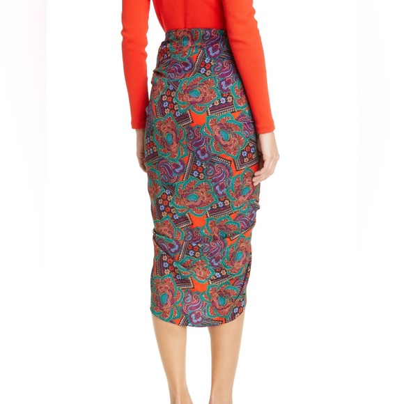 VERONICA BEARD Ruched Skirt - Picture 2 of 10